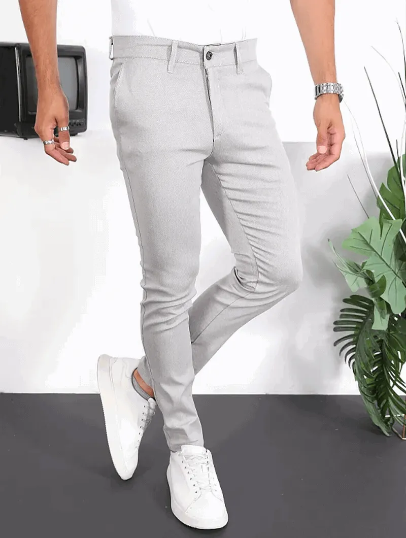 Michael – Comfortable Stretch Grey Pants for Men