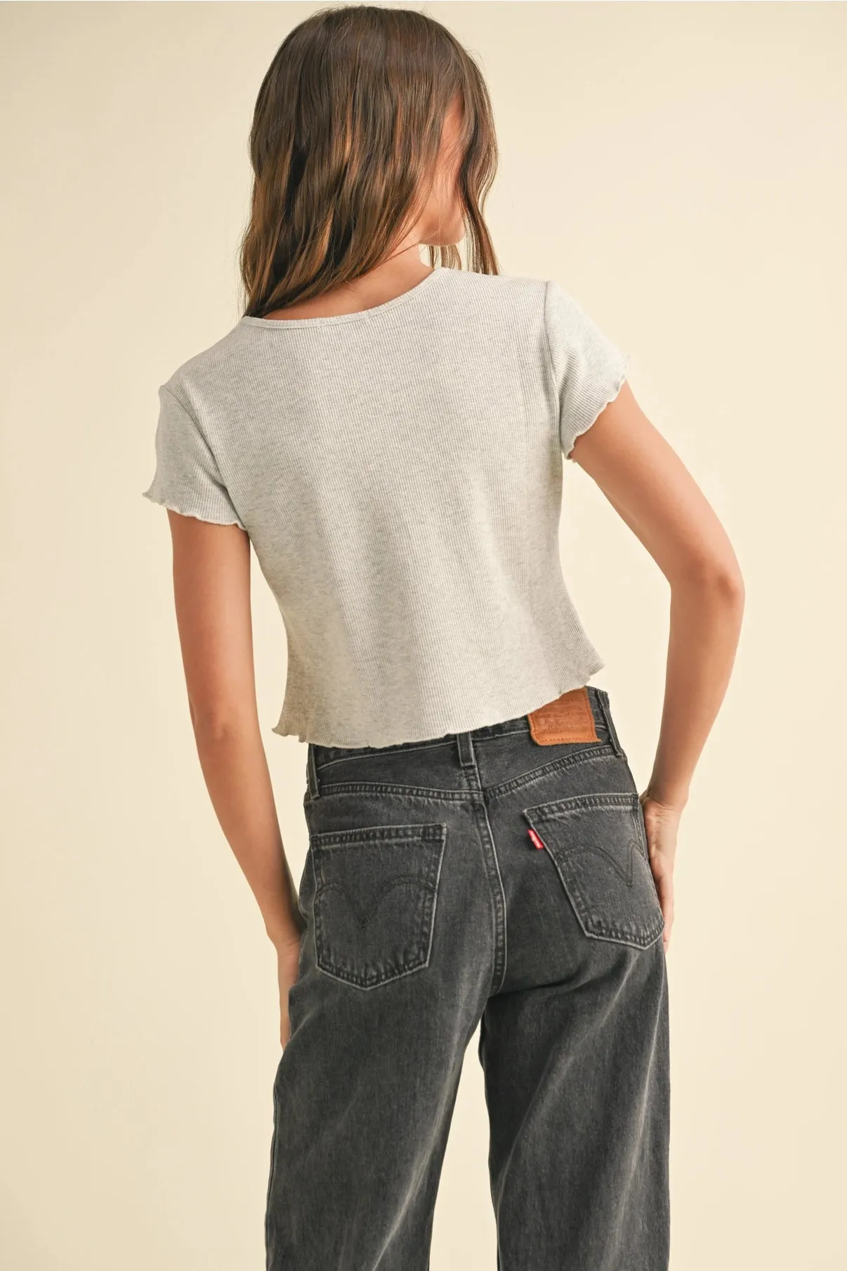 Mini Ruffle Short Sleeve