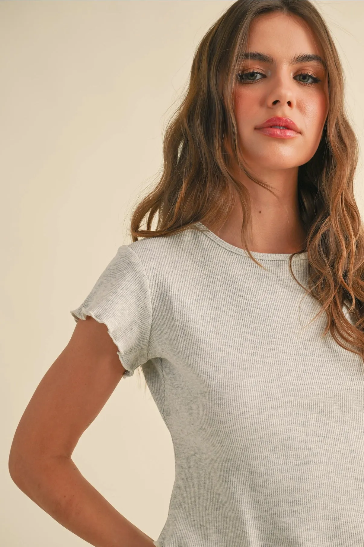 Mini Ruffle Short Sleeve