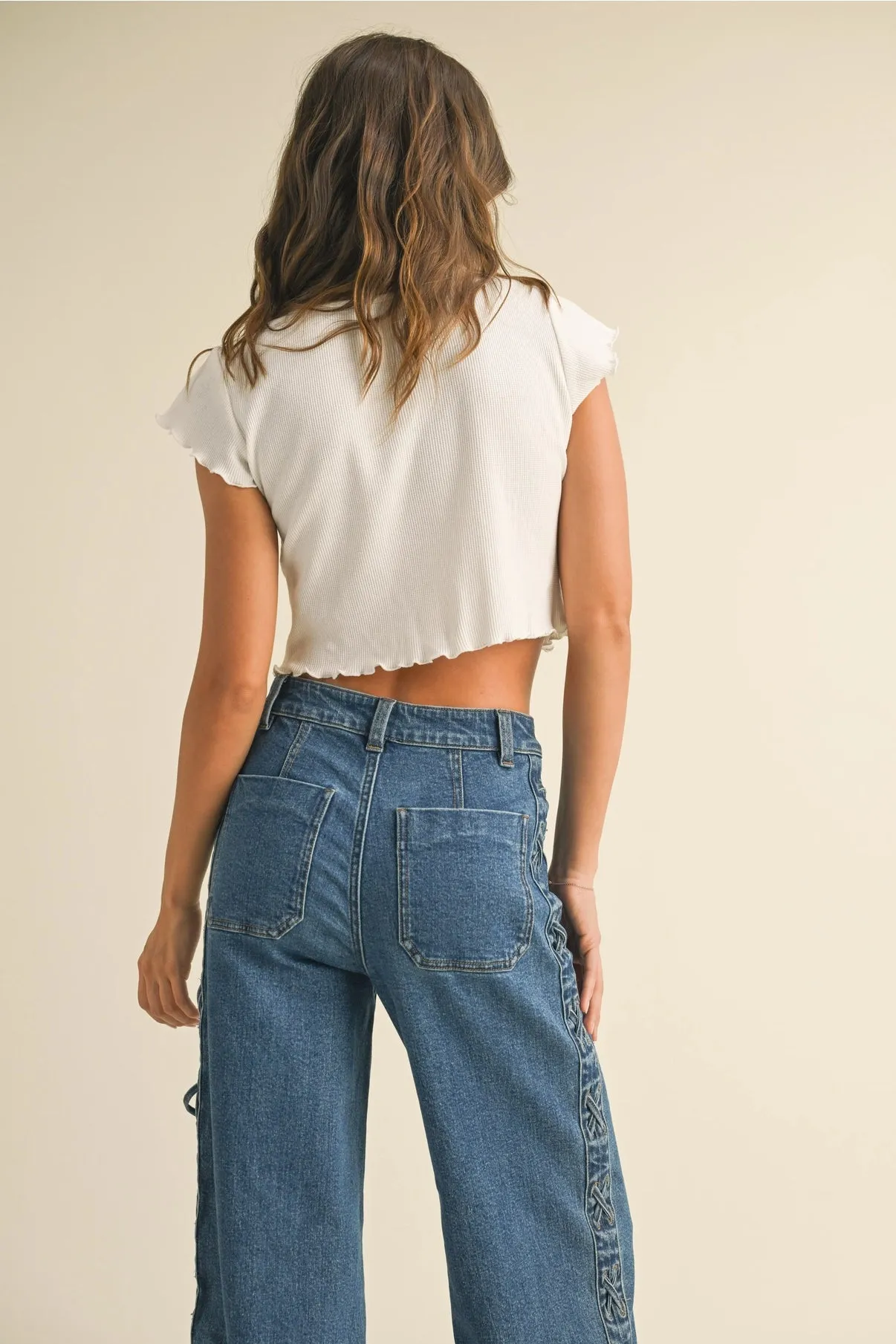 Mini Ruffle Short Sleeve