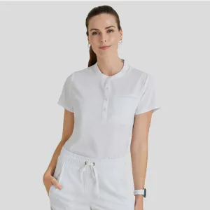 Mission Scrub Top | White