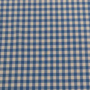 Modal Silk Gingham, Atlantic