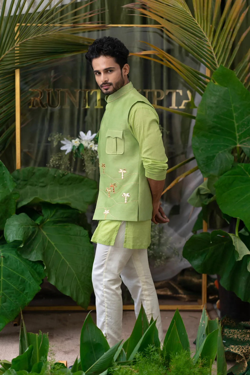 Moss Lime Kurta Sets