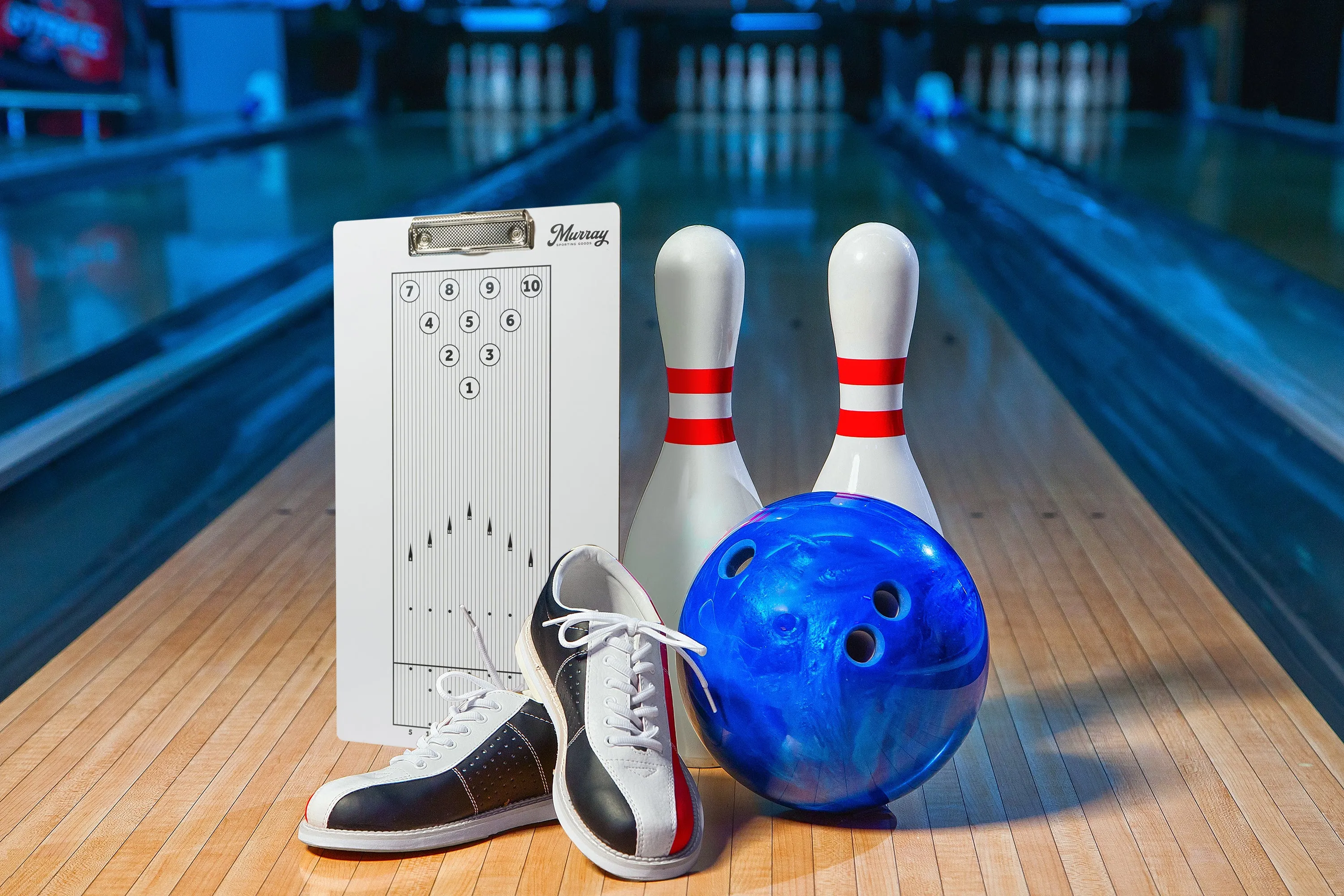 Murray Sporting Goods Bowling Dry Erase Coaches Clipboard