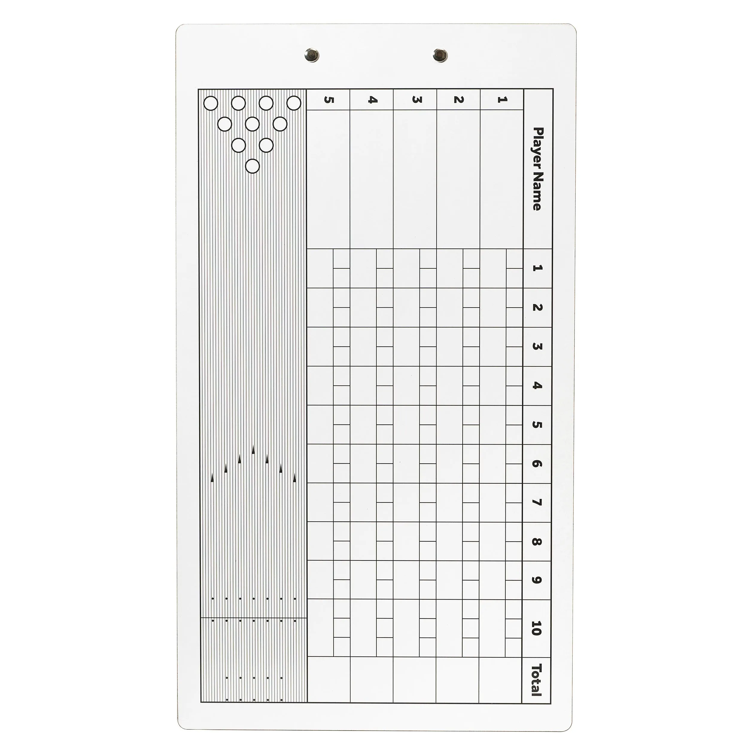 Murray Sporting Goods Bowling Dry Erase Coaches Clipboard