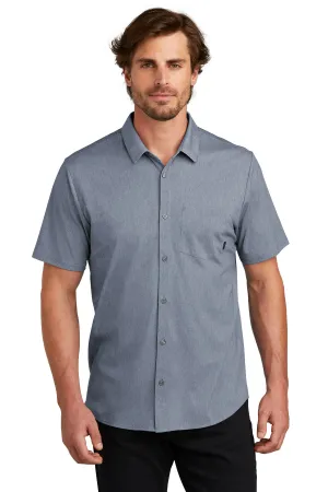 OGIO Extend Short Sleeve Button-Up OG160 Deep Blue Heather