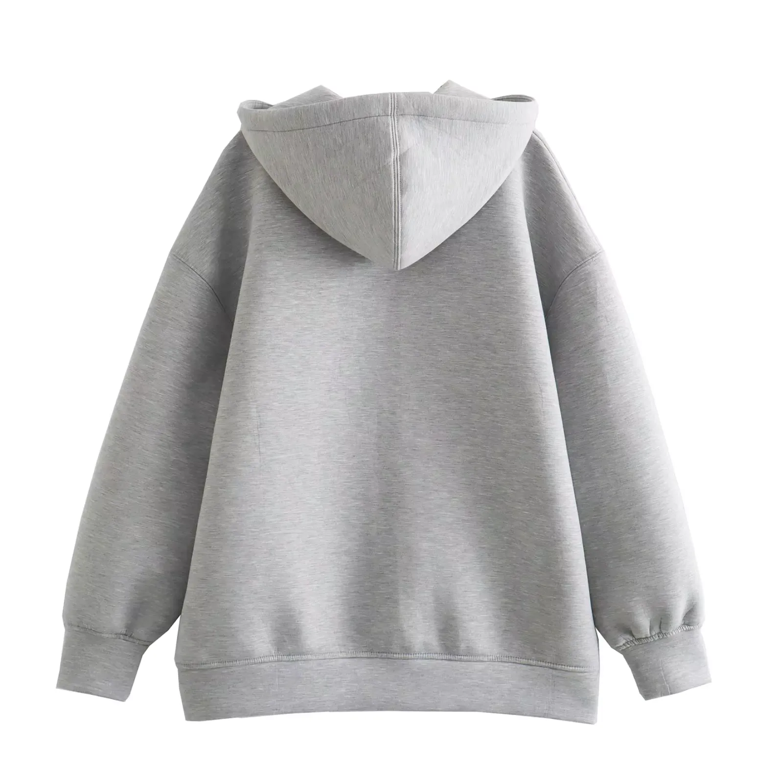 Oversized Hoodie with Zipper