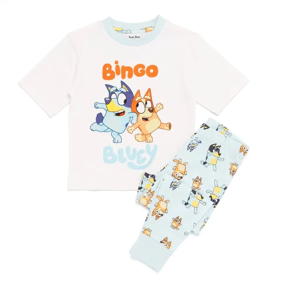 Personalised Bluey Kids' Pyjamas - Bingo & Bluey