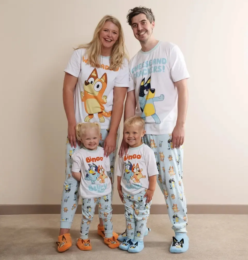 Personalised Bluey Kids' Pyjamas - Bingo & Bluey