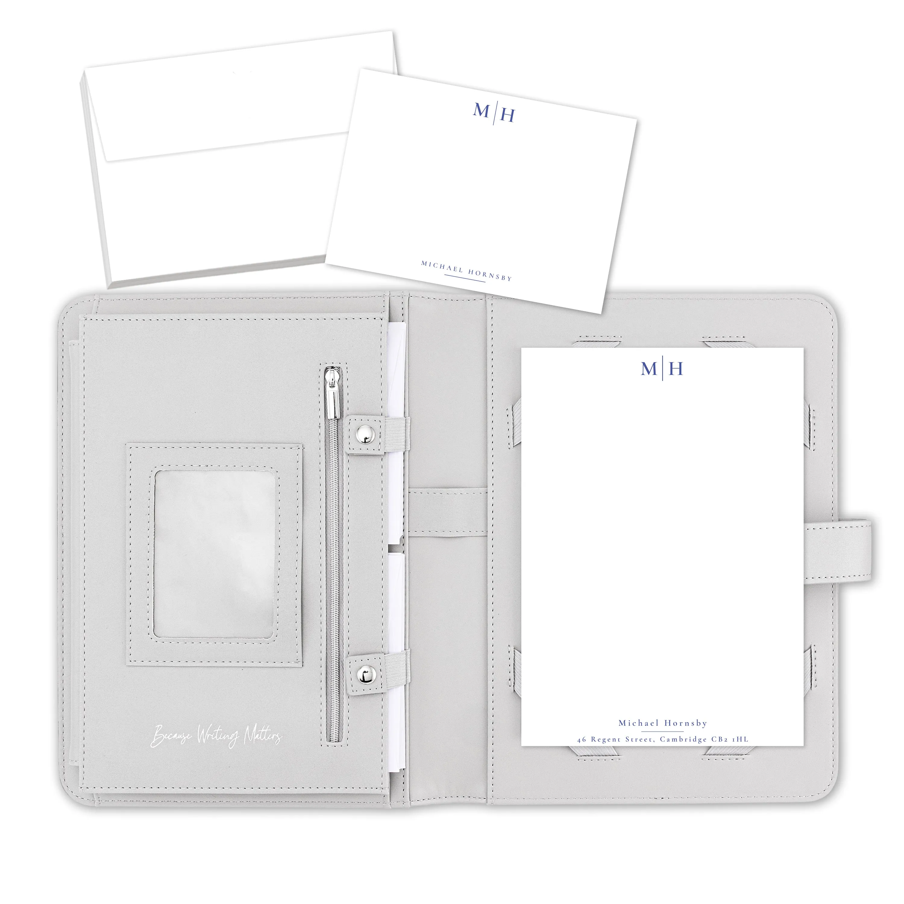 Personalised Letter & Card Writing Stationery Gift Set with Organiser - 'St Andrews''