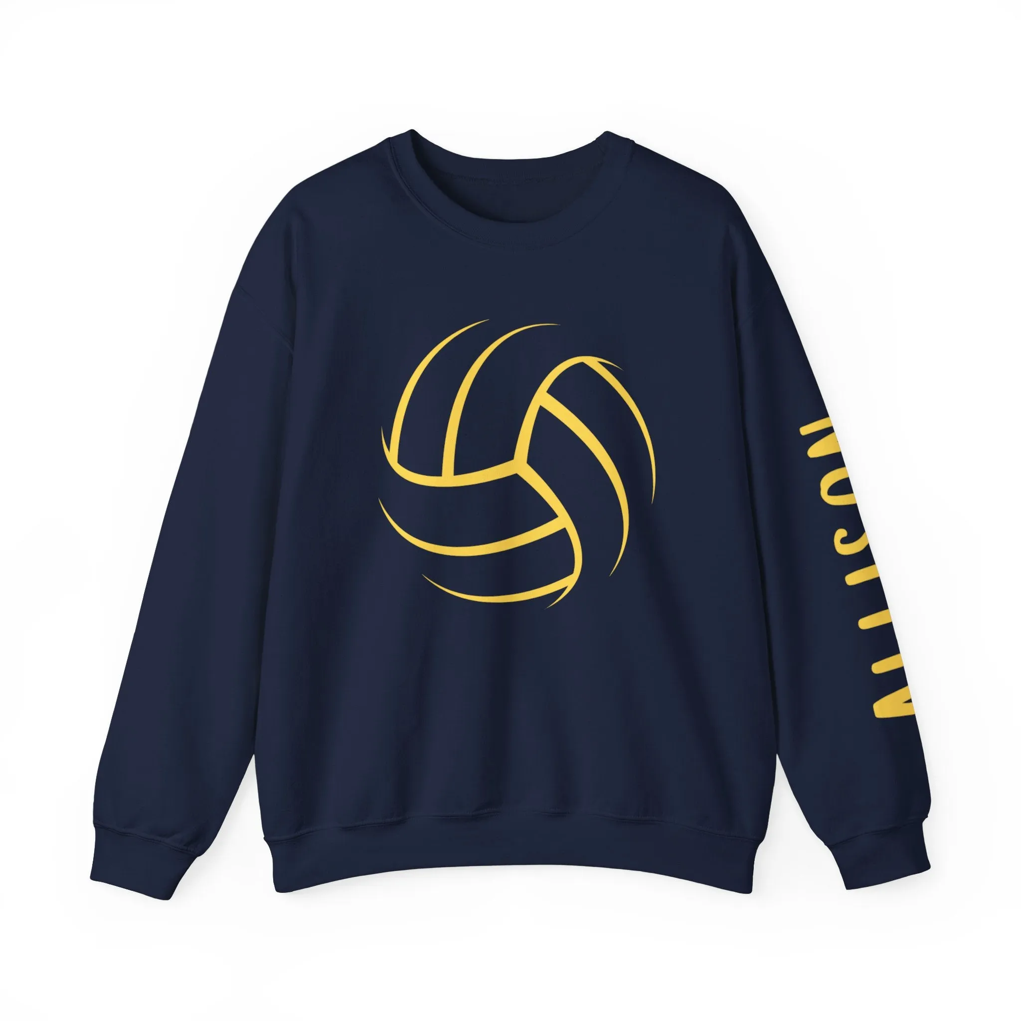 PERSONALIZED - Volleyball Sleeve Sweatshirt
