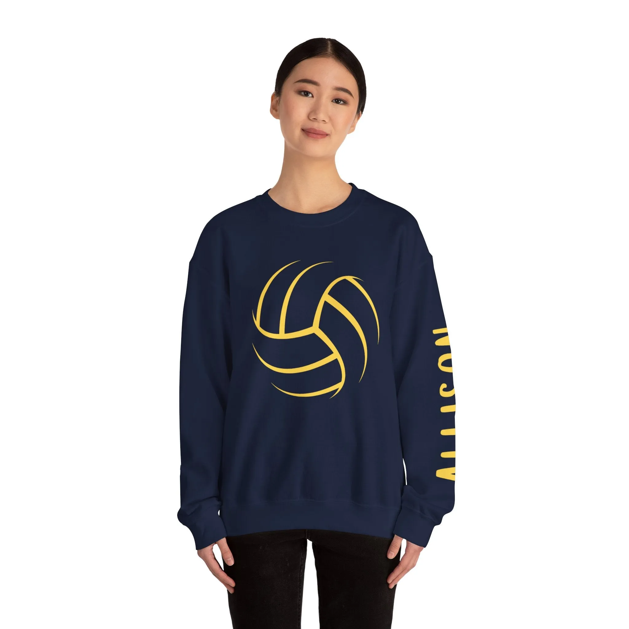 PERSONALIZED - Volleyball Sleeve Sweatshirt