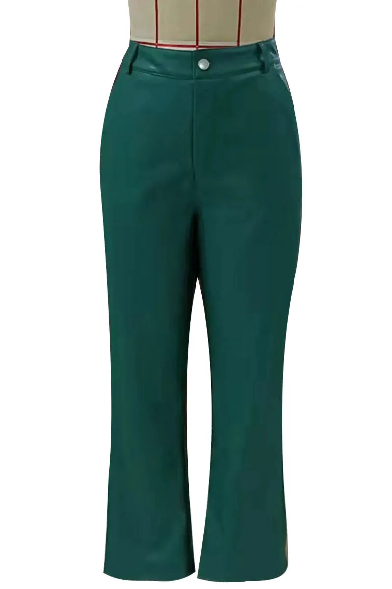 PH848 Vegan Leather Long Pants