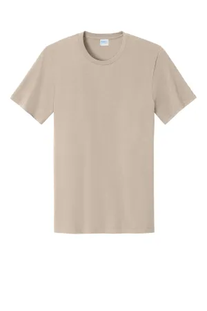 Port & Company Easy Cotton Tee PC43 Light Sand