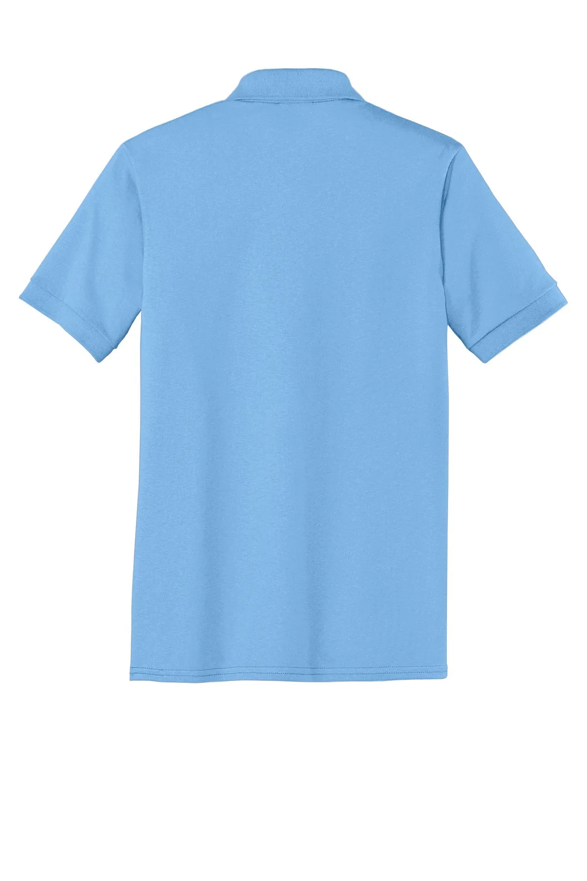 Port & Company Tall Core Blend Jersey Knit Polo. KP55T Light Blue Tall