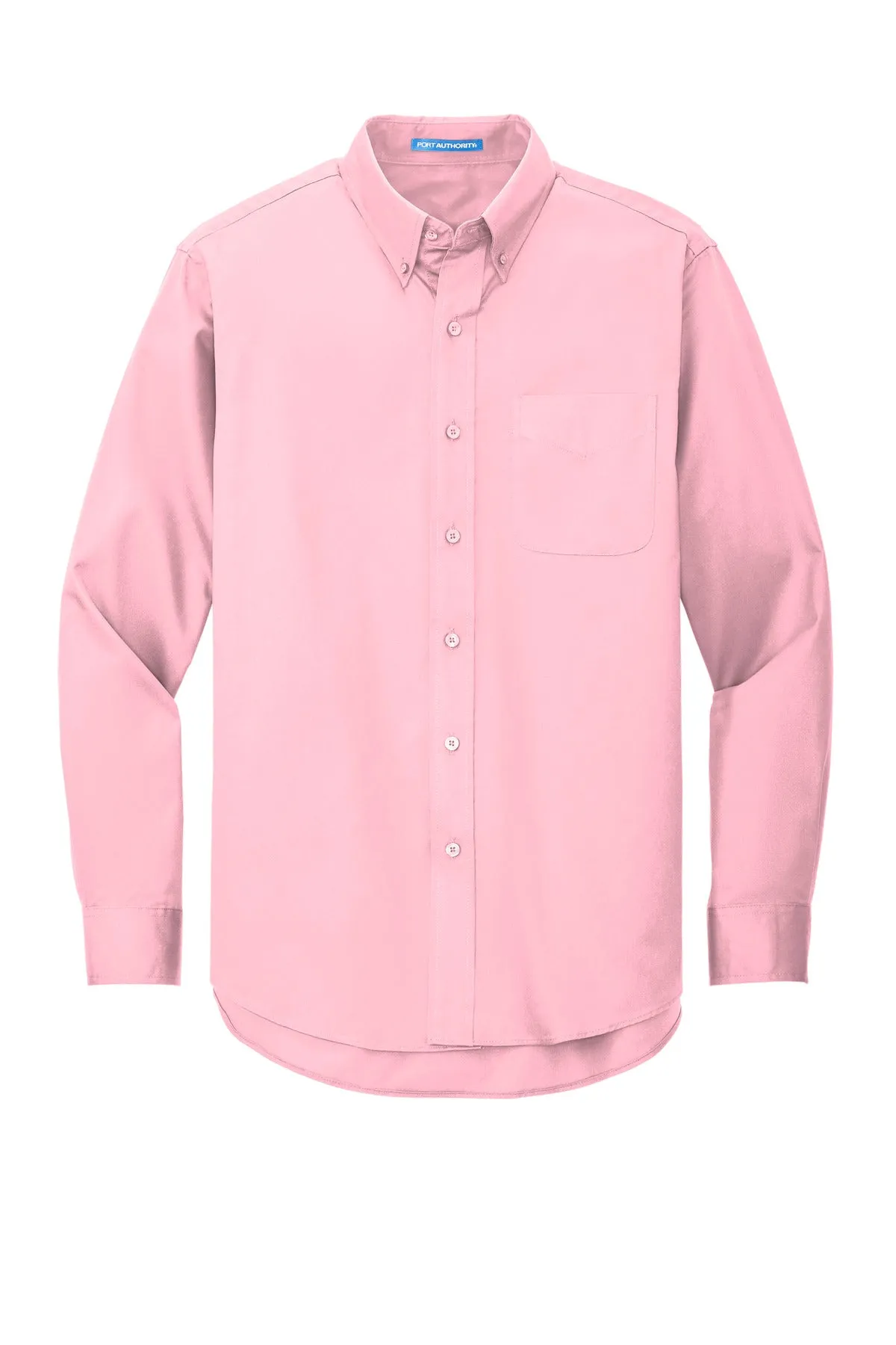 Port Authority Long Sleeve Easy Care Shirt S608 Light Pink