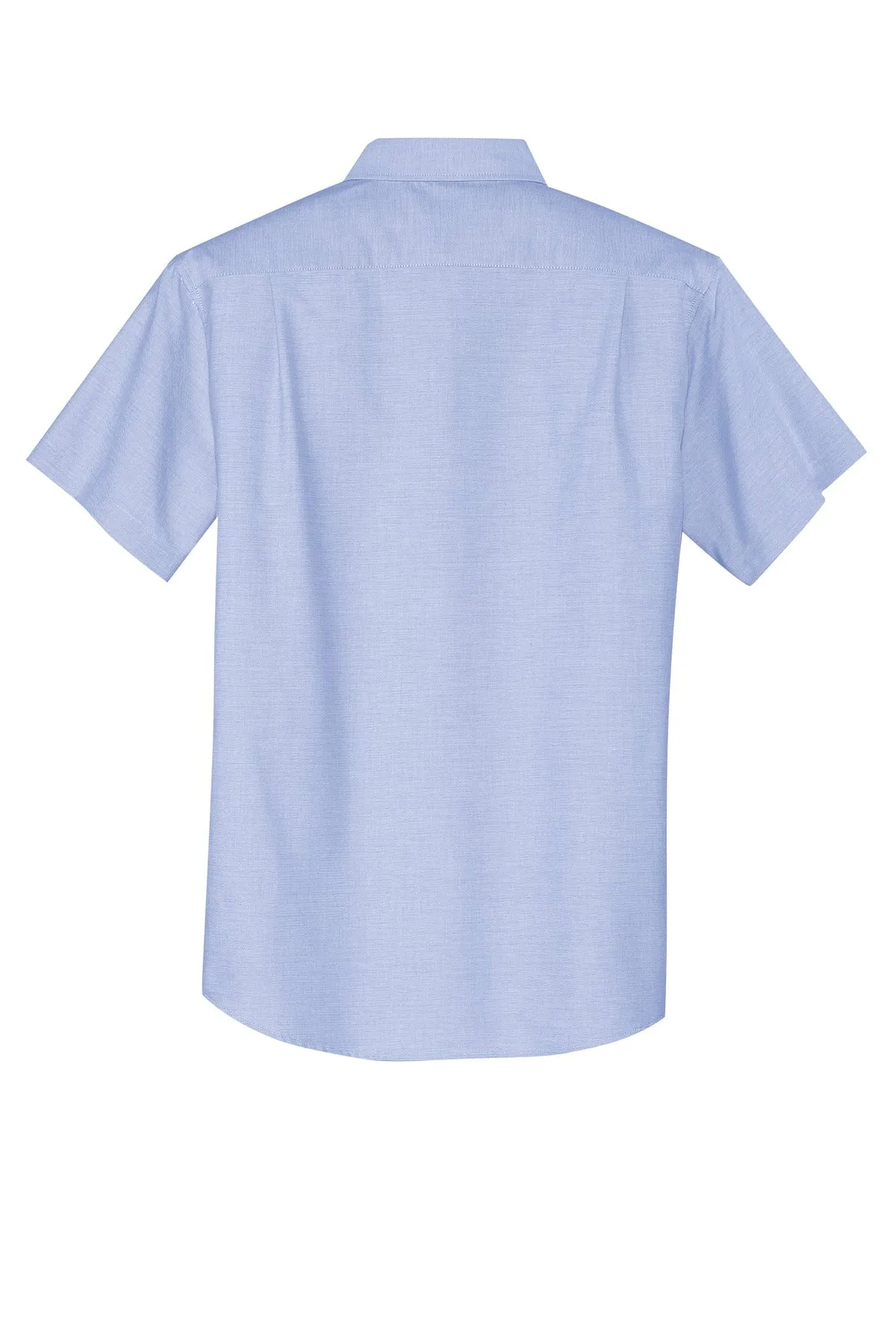 Port Authority Short Sleeve SuperPro Oxford Shirt. S659 Oxford Blue