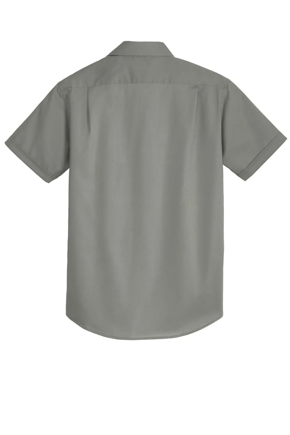 Port Authority Short Sleeve SuperPro Twill Shirt. S664 Monument Grey