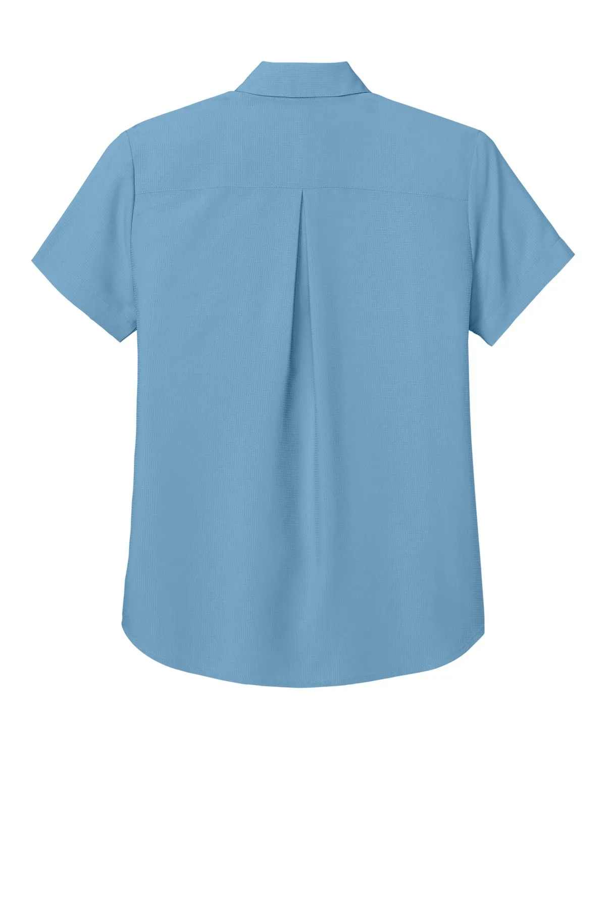 Port Authority Women's Short Sleeve UV Dockside Shirt LW963 Carolina Blue