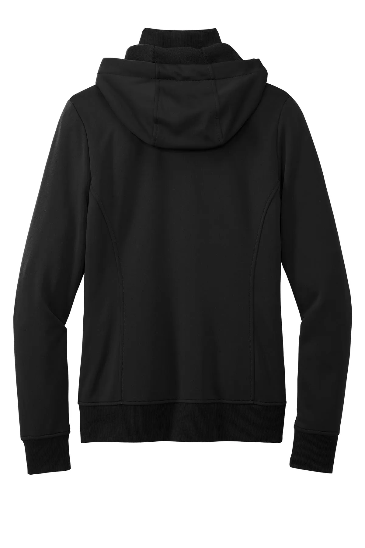 Port Authority Women's Smooth Fleece Hooded Jacket L814 Deep Black