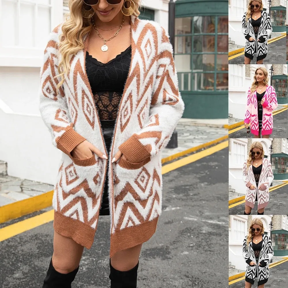 PREORDER Soft Aztec Cardigan with Pockets