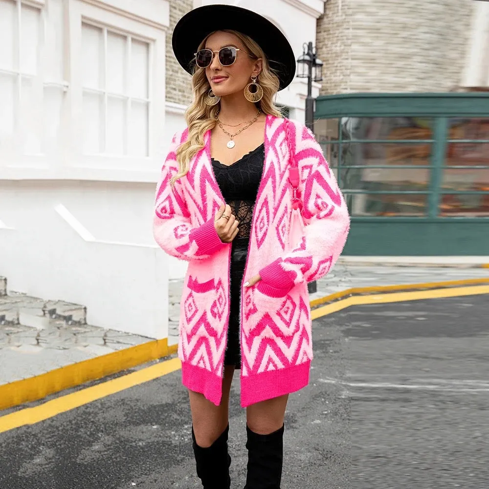 PREORDER Soft Aztec Cardigan with Pockets