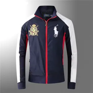 PRL Light Insulated Jacket Soft Shell Mens Wind Cover-Navy