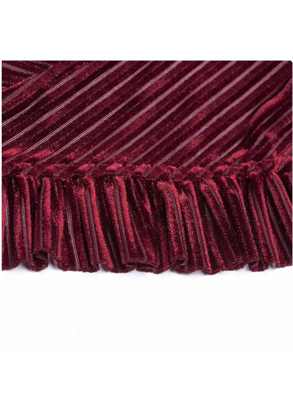 Punk Rave The Manor Velvet Blouse Rood