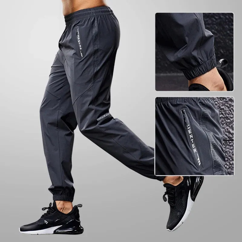 Quick-Drying Sport Pants Men - Running Pants with Zipper Pockets, Training Joggings Sports Trousers, Fitness Casual Sweatpants