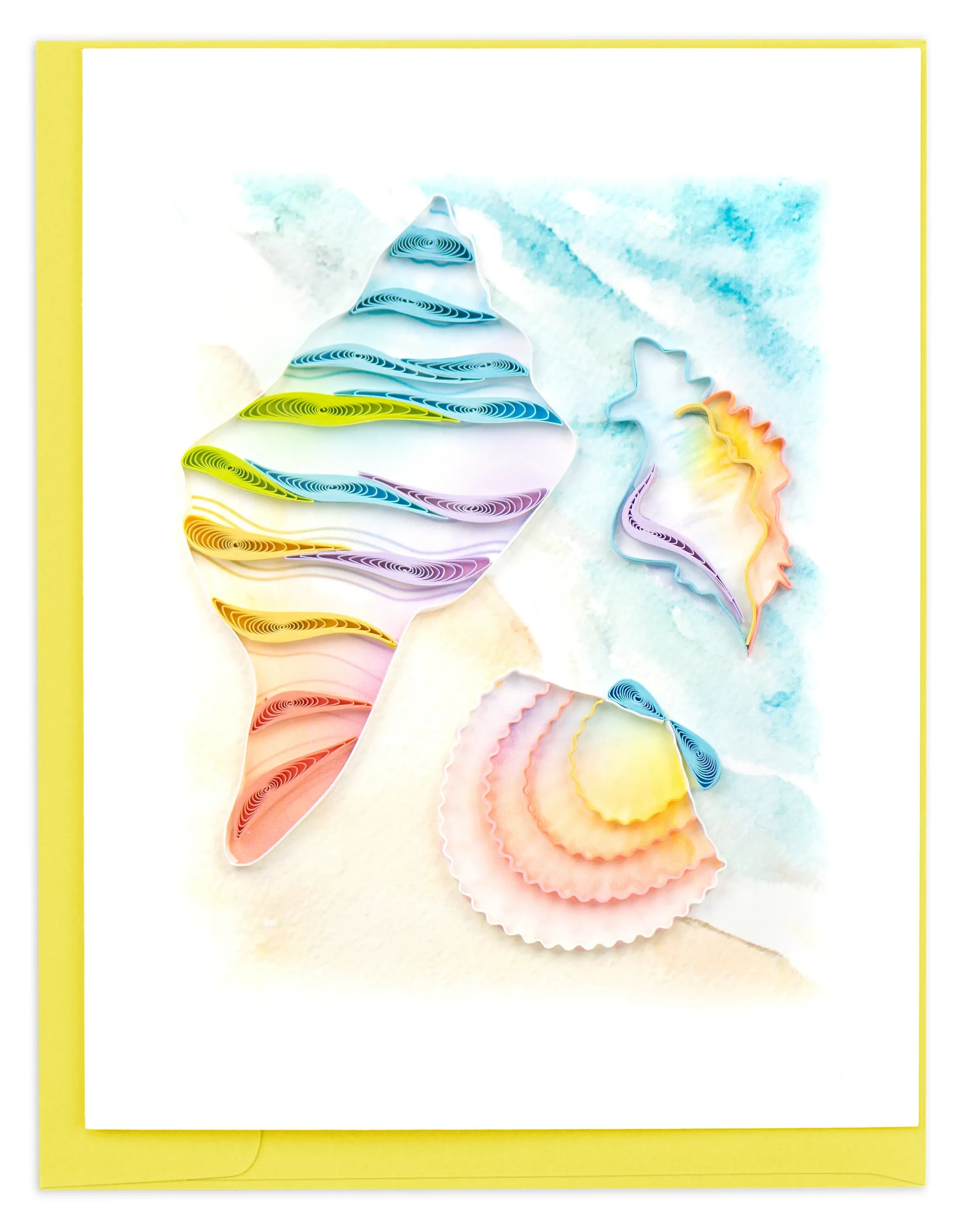 Quilled Seashell Note Card Box Set