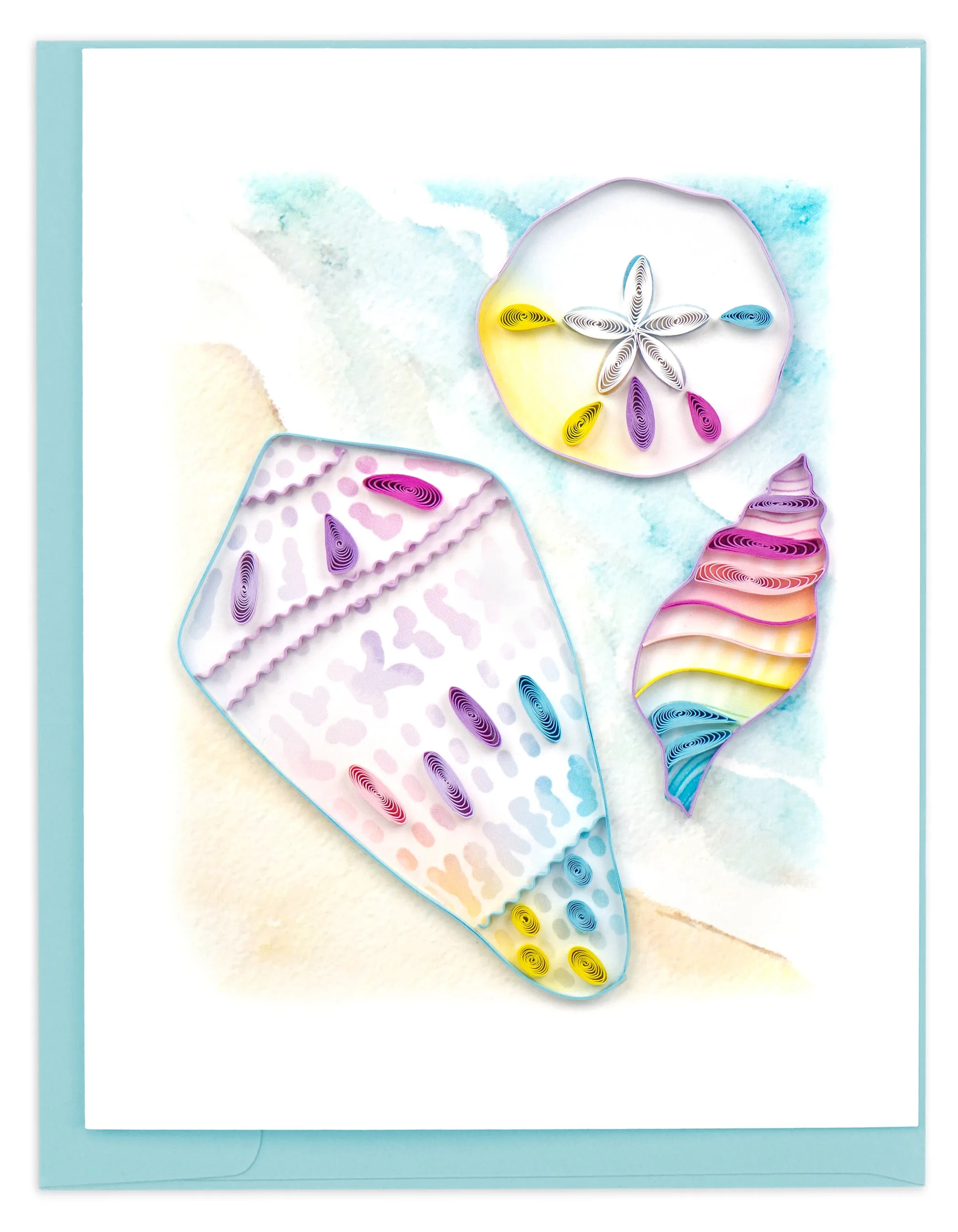 Quilled Seashell Note Card Box Set