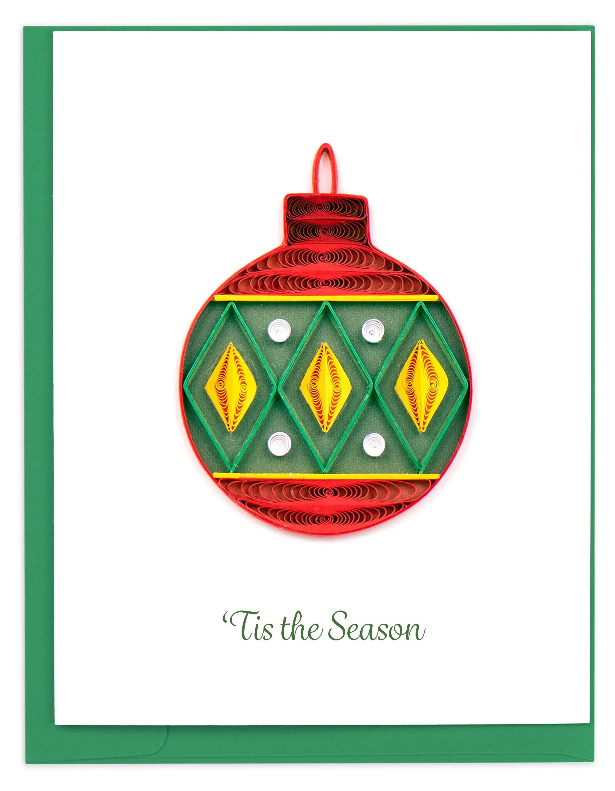 Quilled Traditional Christmas Note Card Box Set