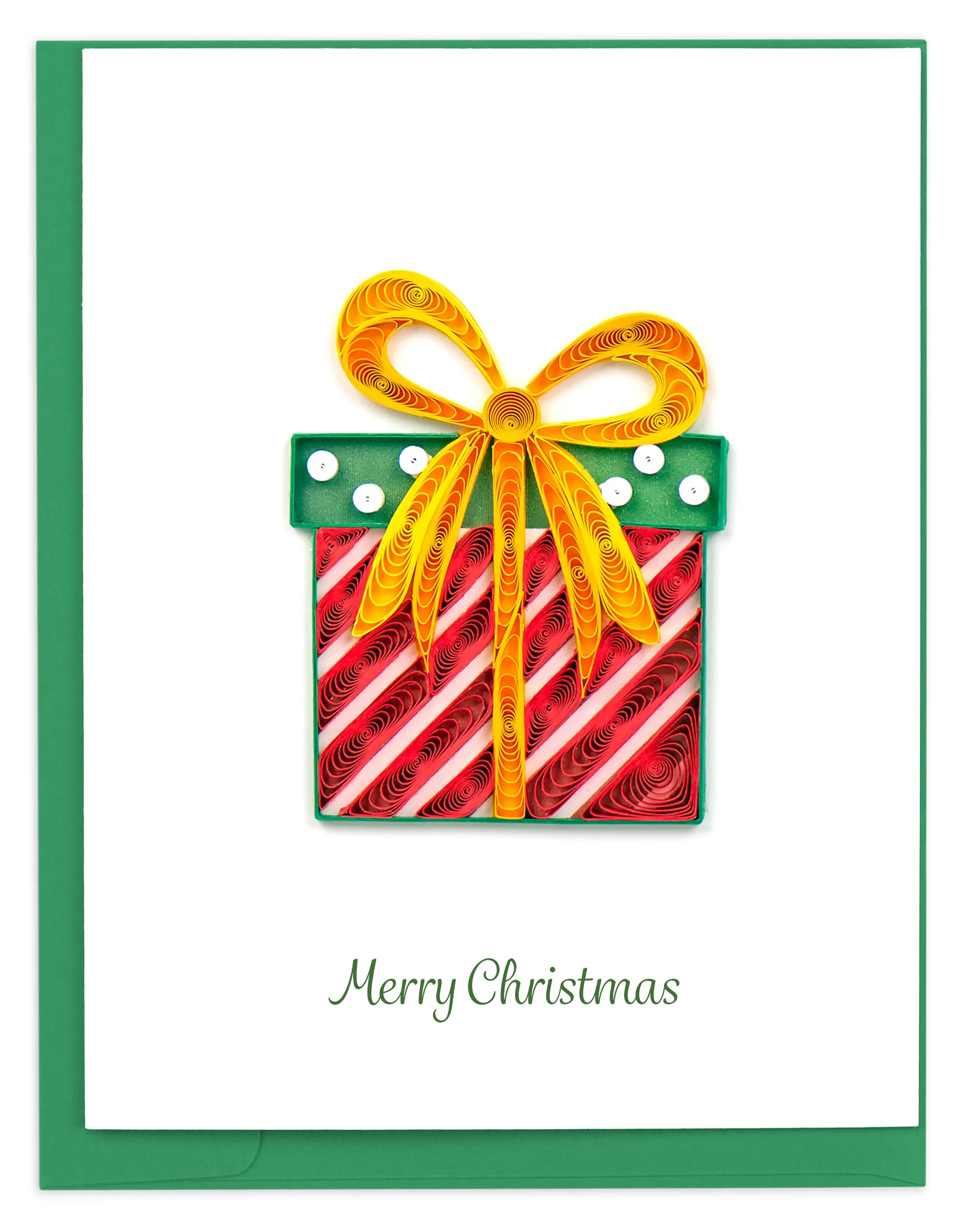Quilled Traditional Christmas Note Card Box Set