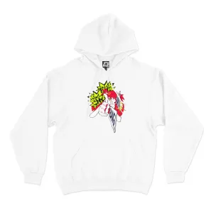 "Bang Bang" Basic Hoodie White