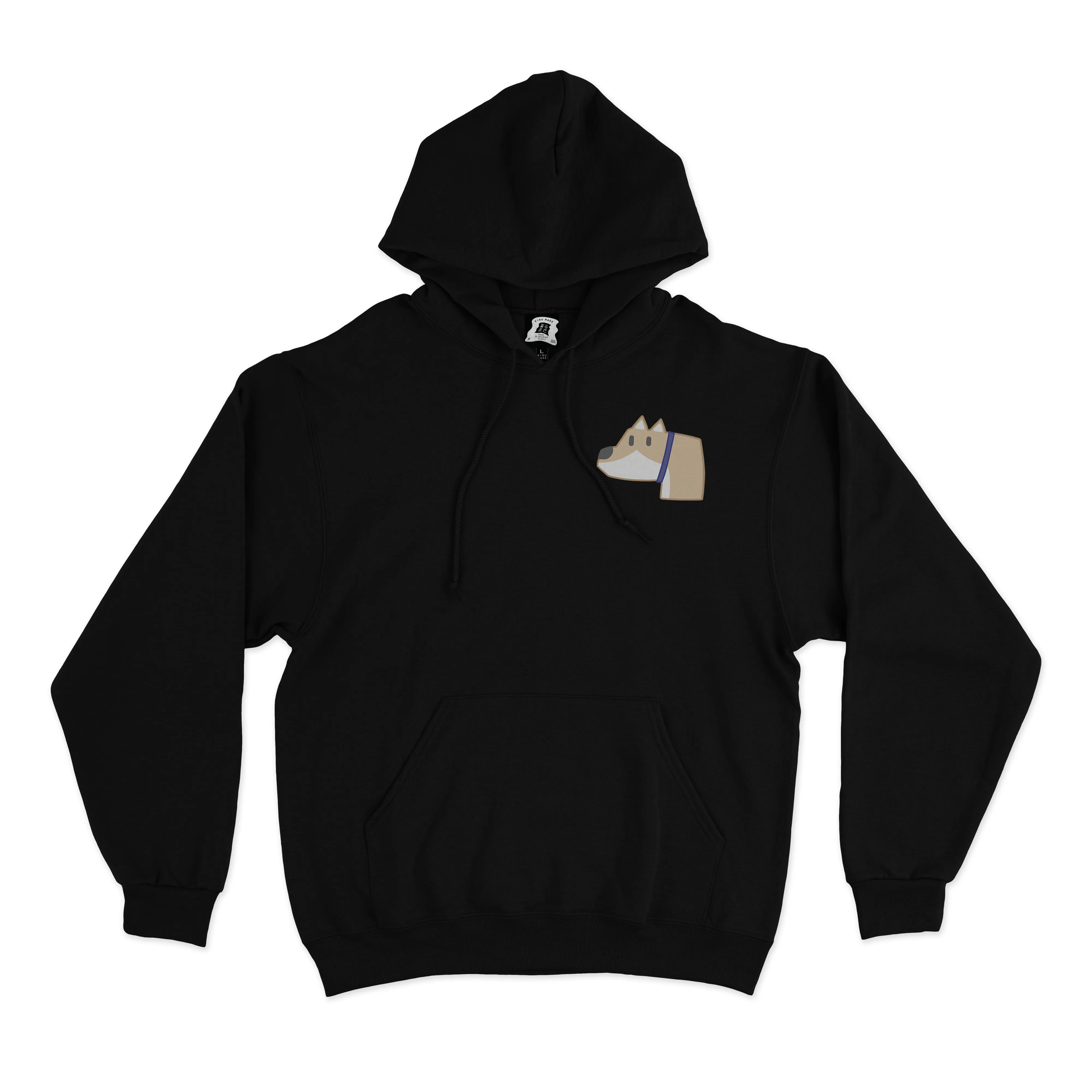 "Basket" Basic Hoodie White/Black