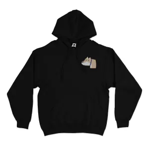 "Basket" Basic Hoodie White/Black