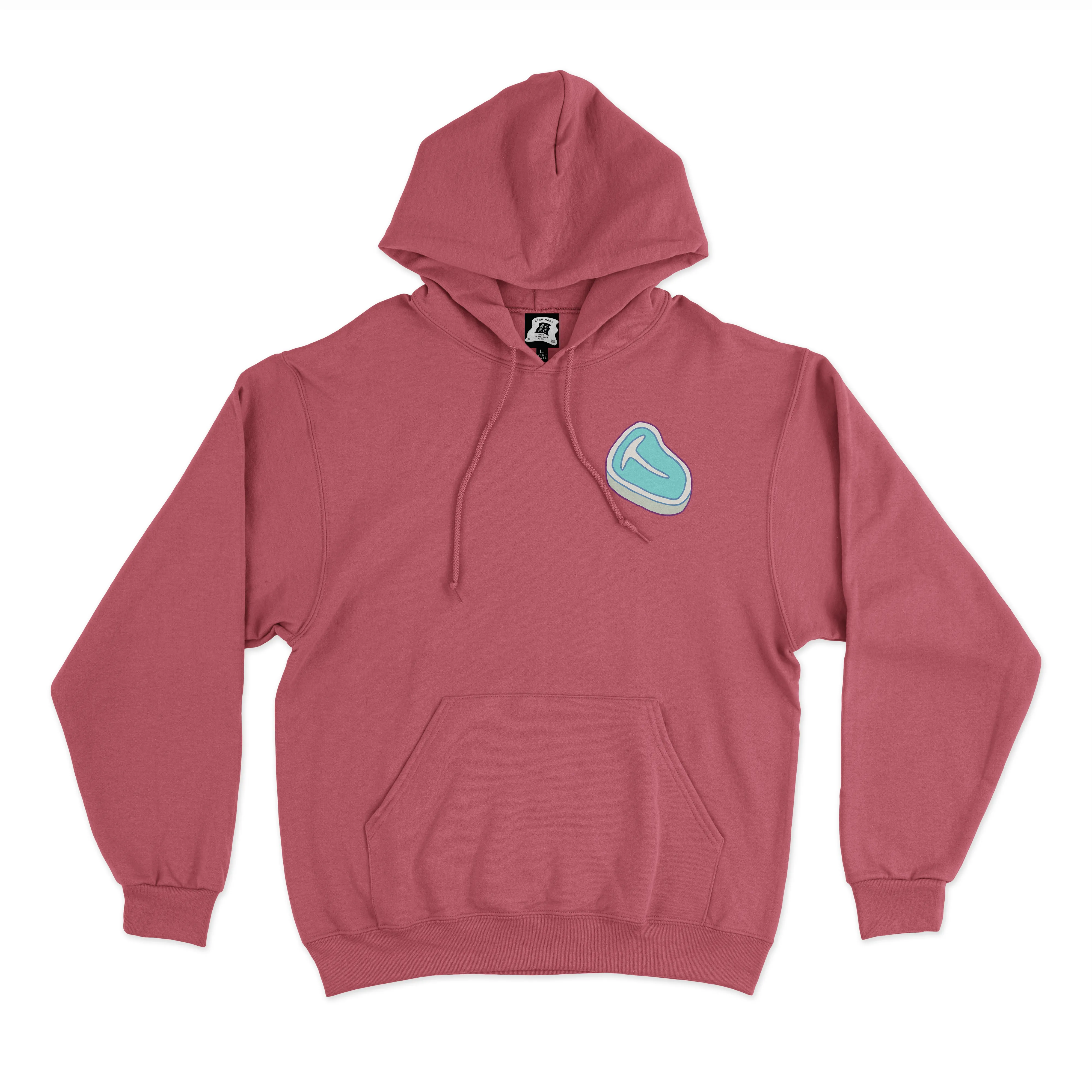 "Clown Milk" Basic Hoodie White/Pink