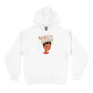 "Cup Noodles" Basic Hoodie White