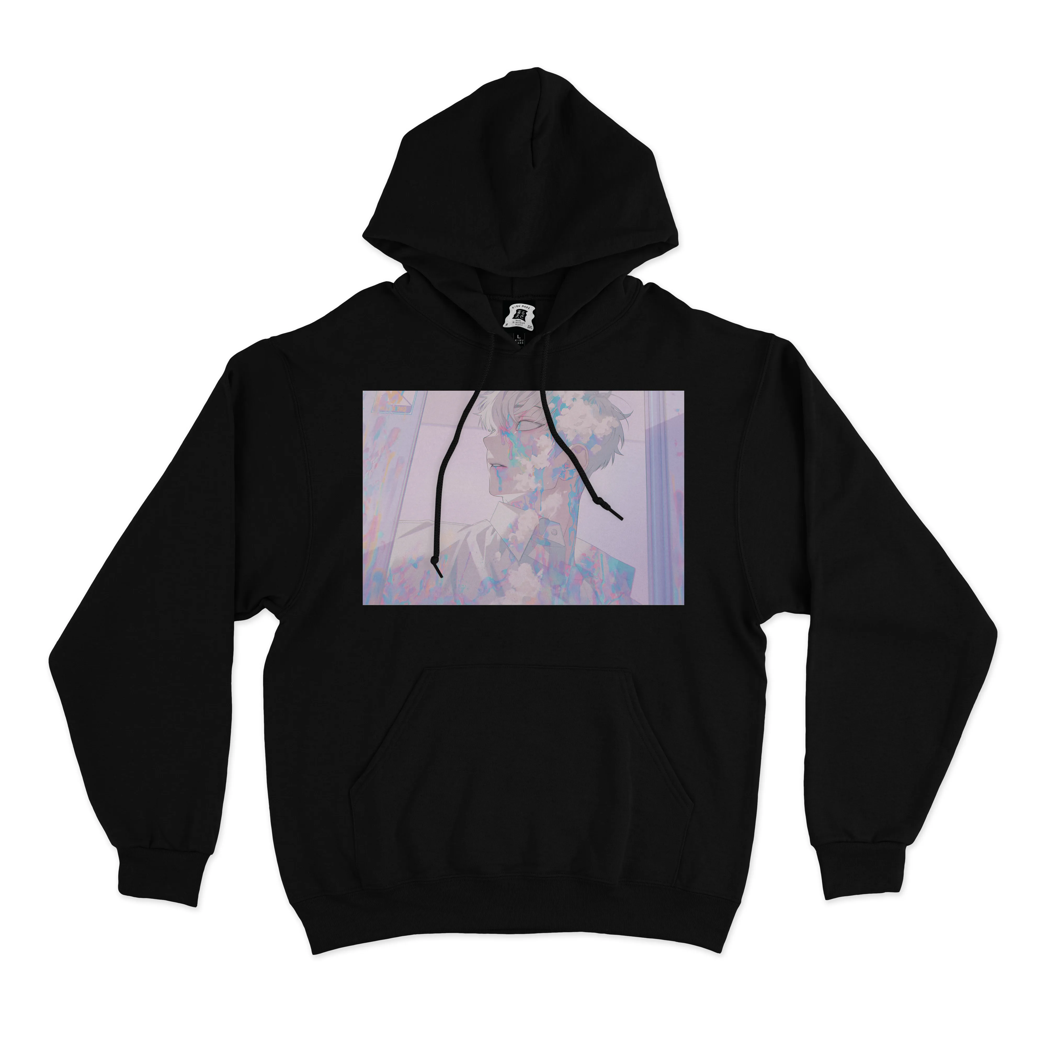 "Elevator 엘리베이터" Basic Hoodie White/Black