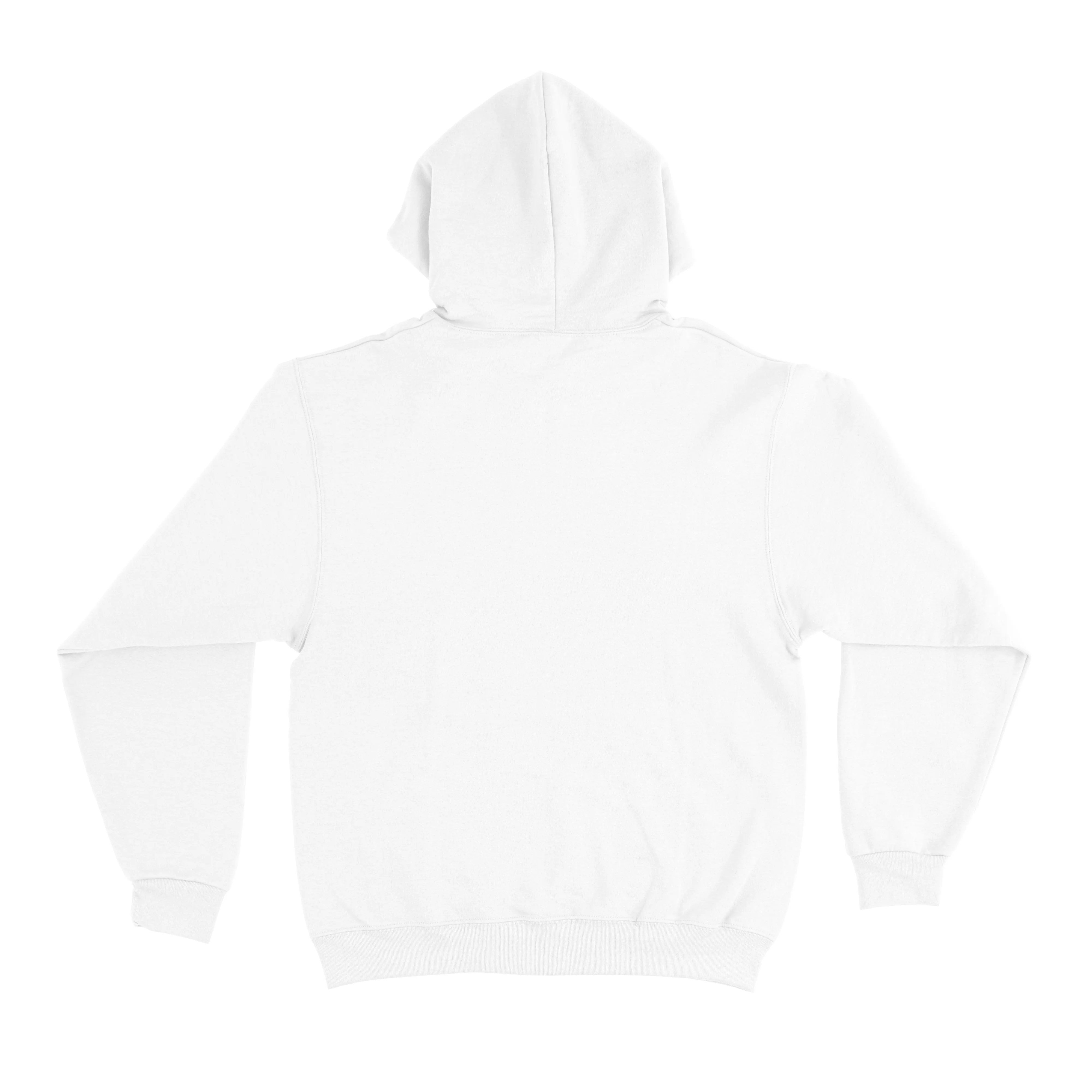 "Eyeline 1" Basic Hoodie White/Pink