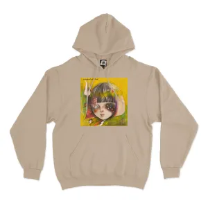 "Hear Me" Basic Hoodie White/Beige