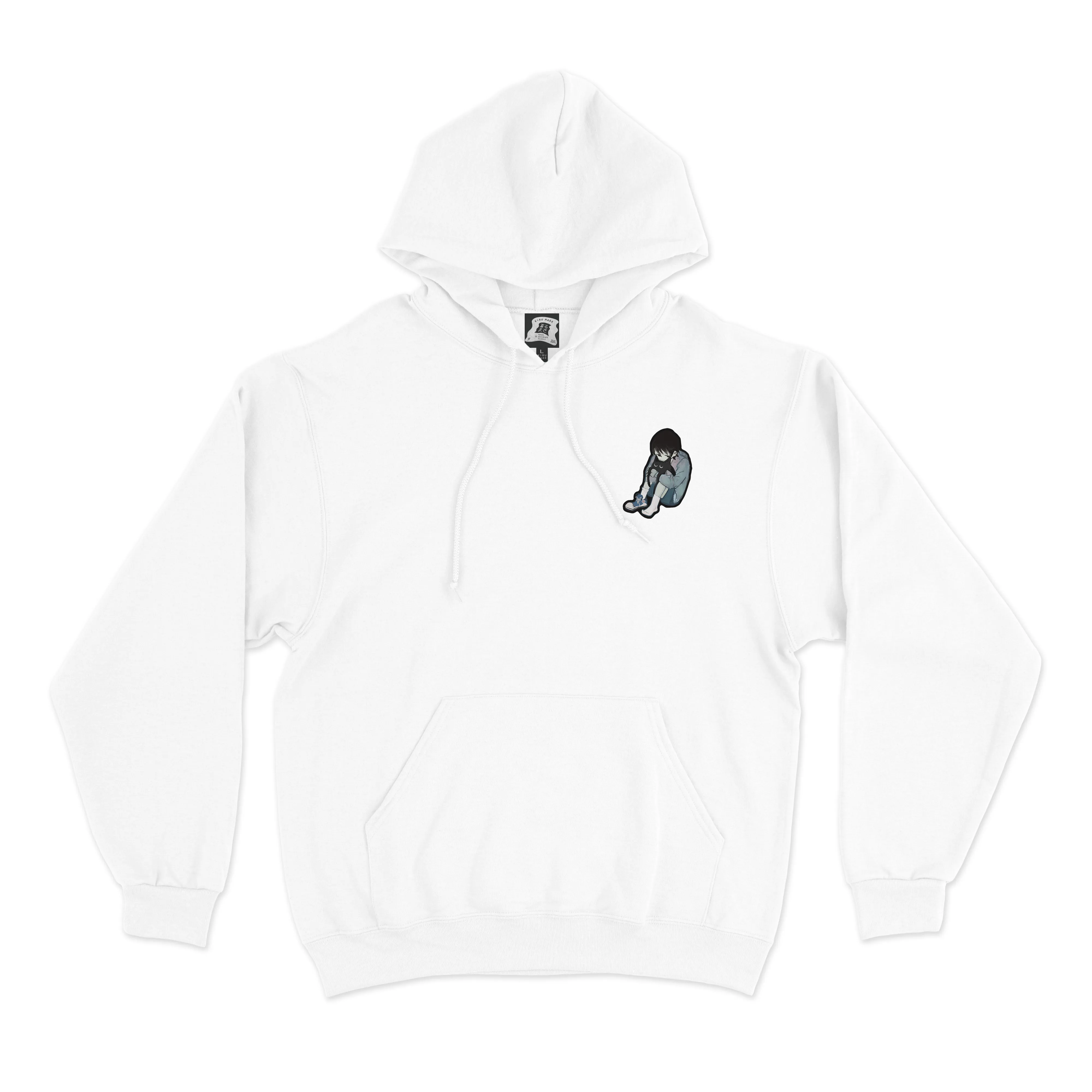 "Home" Basic Hoodie White
