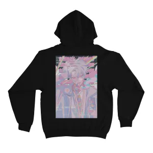 "Rainbow" Basic Hoodie White/Black