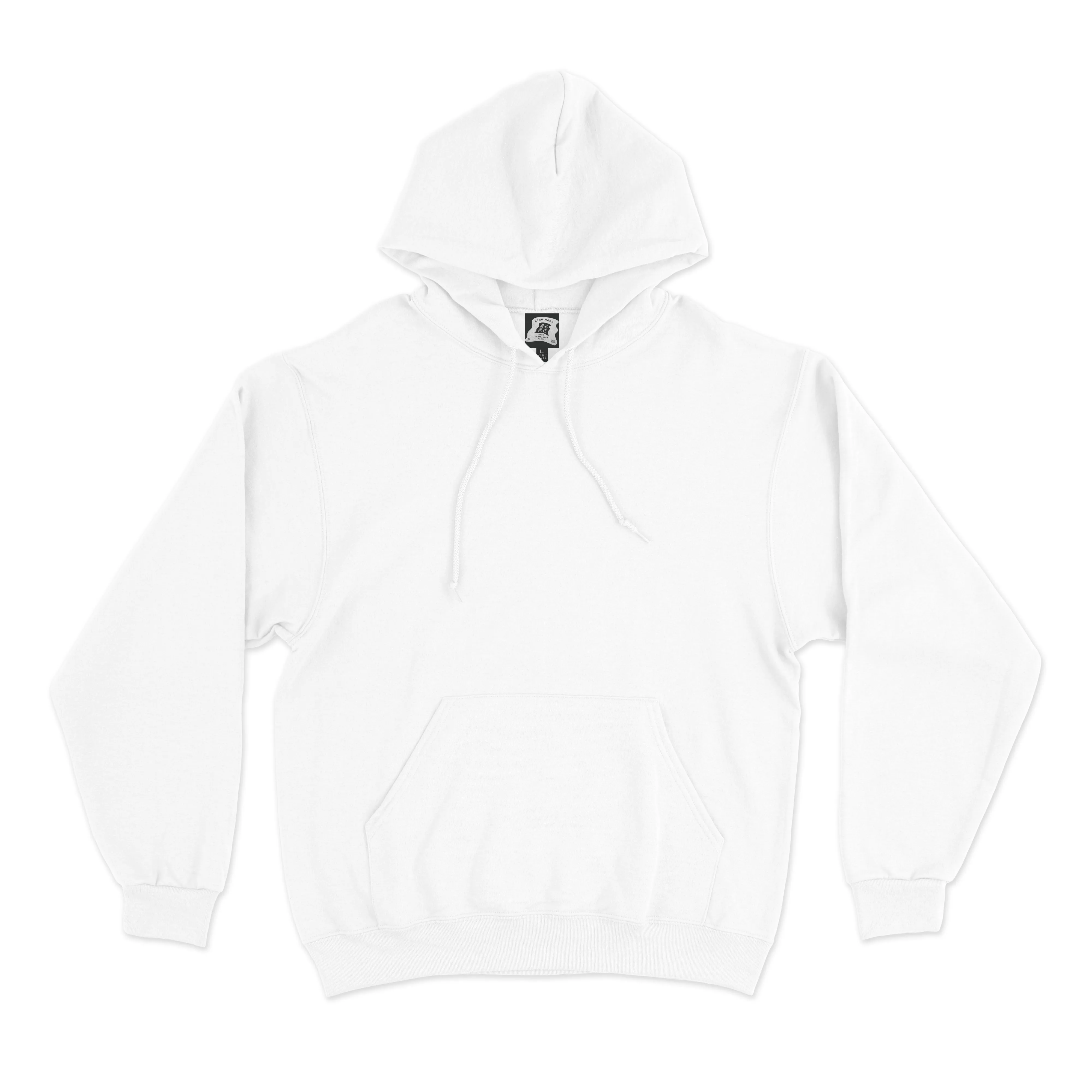 "Rainbow" Basic Hoodie White/Black
