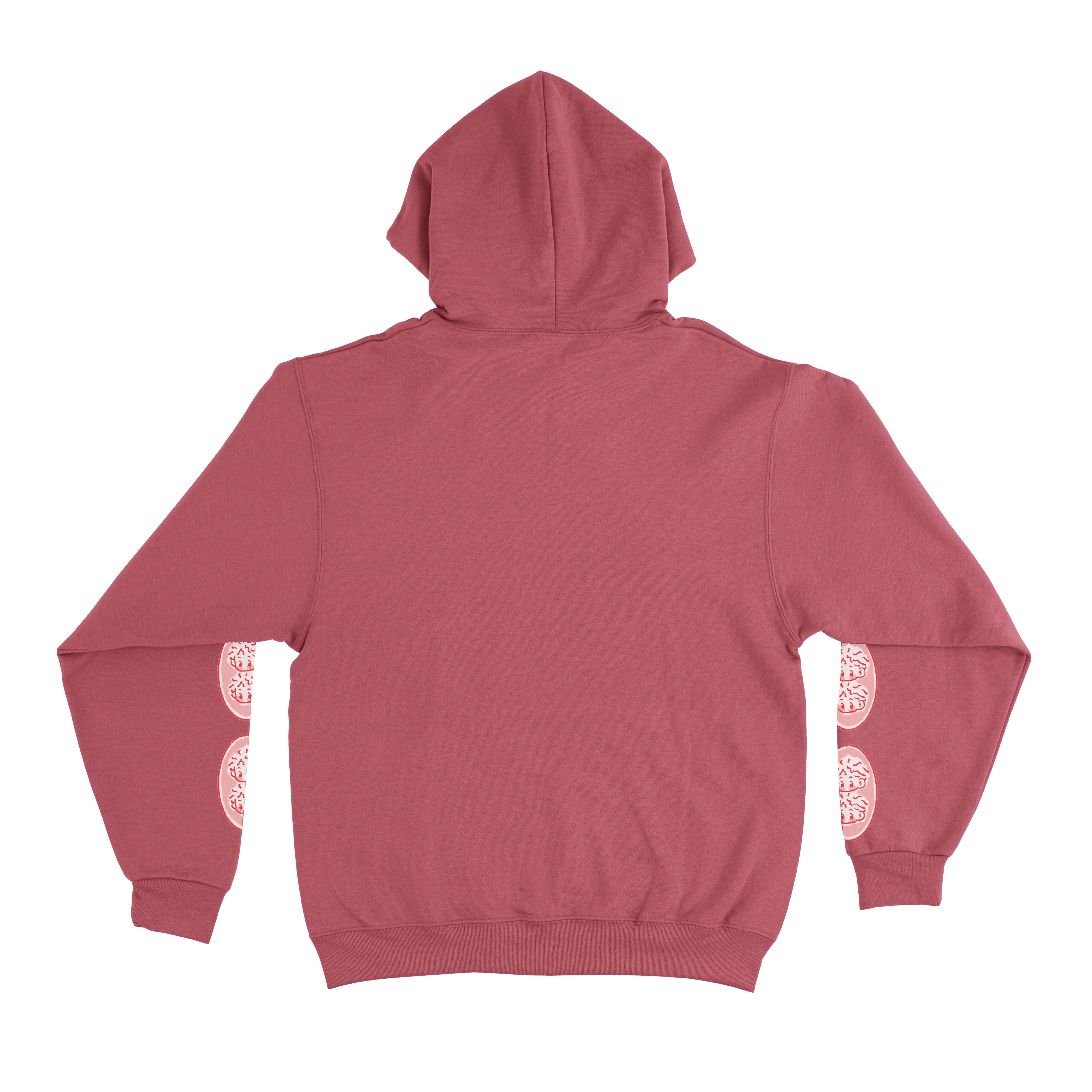 "Siblings & Spring Day" Basic Hoodie White/Pink