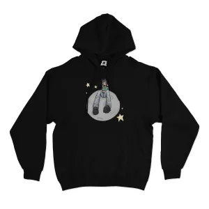 "Space Girl" Basic Hoodie White