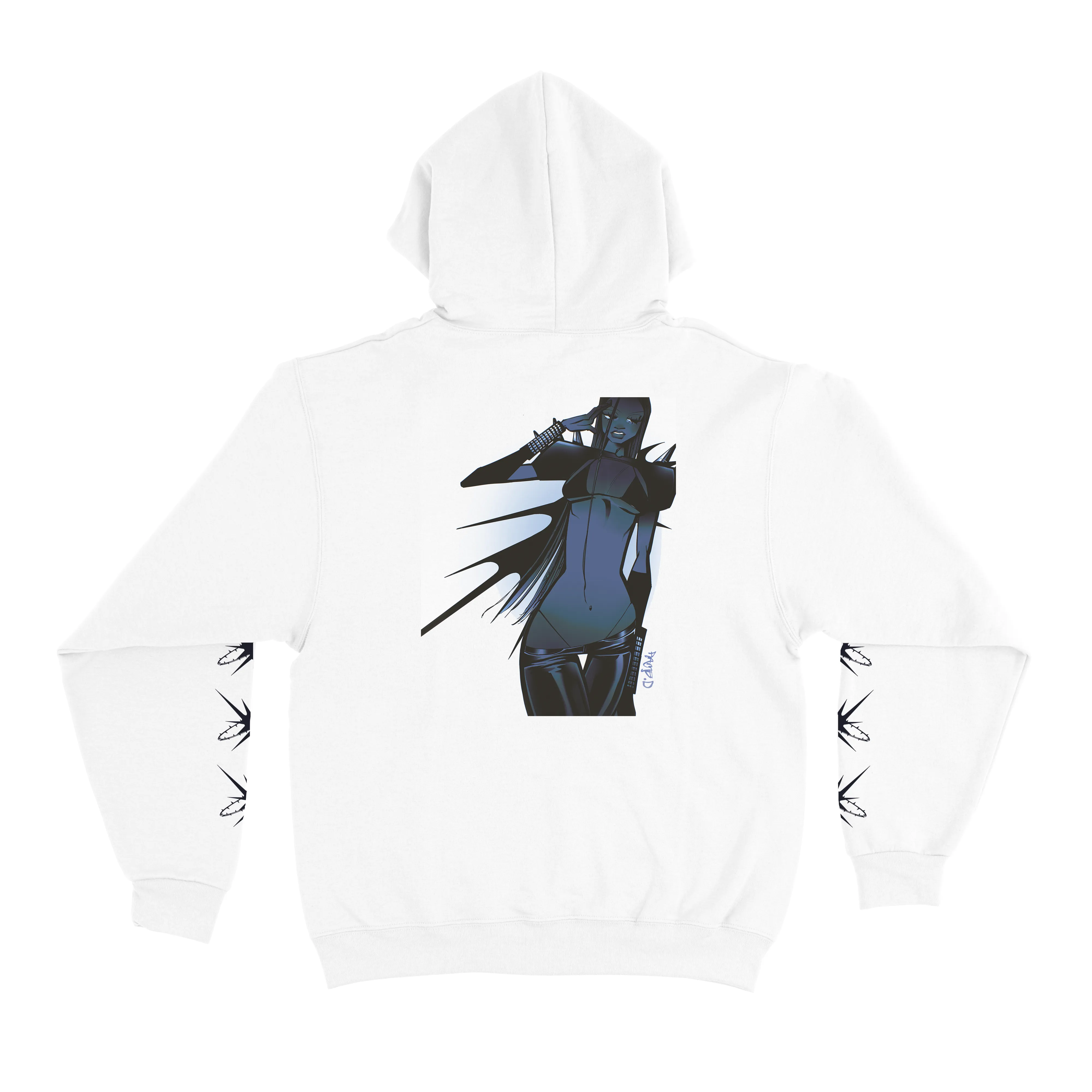 "Stage 3" Basic Hoodie White