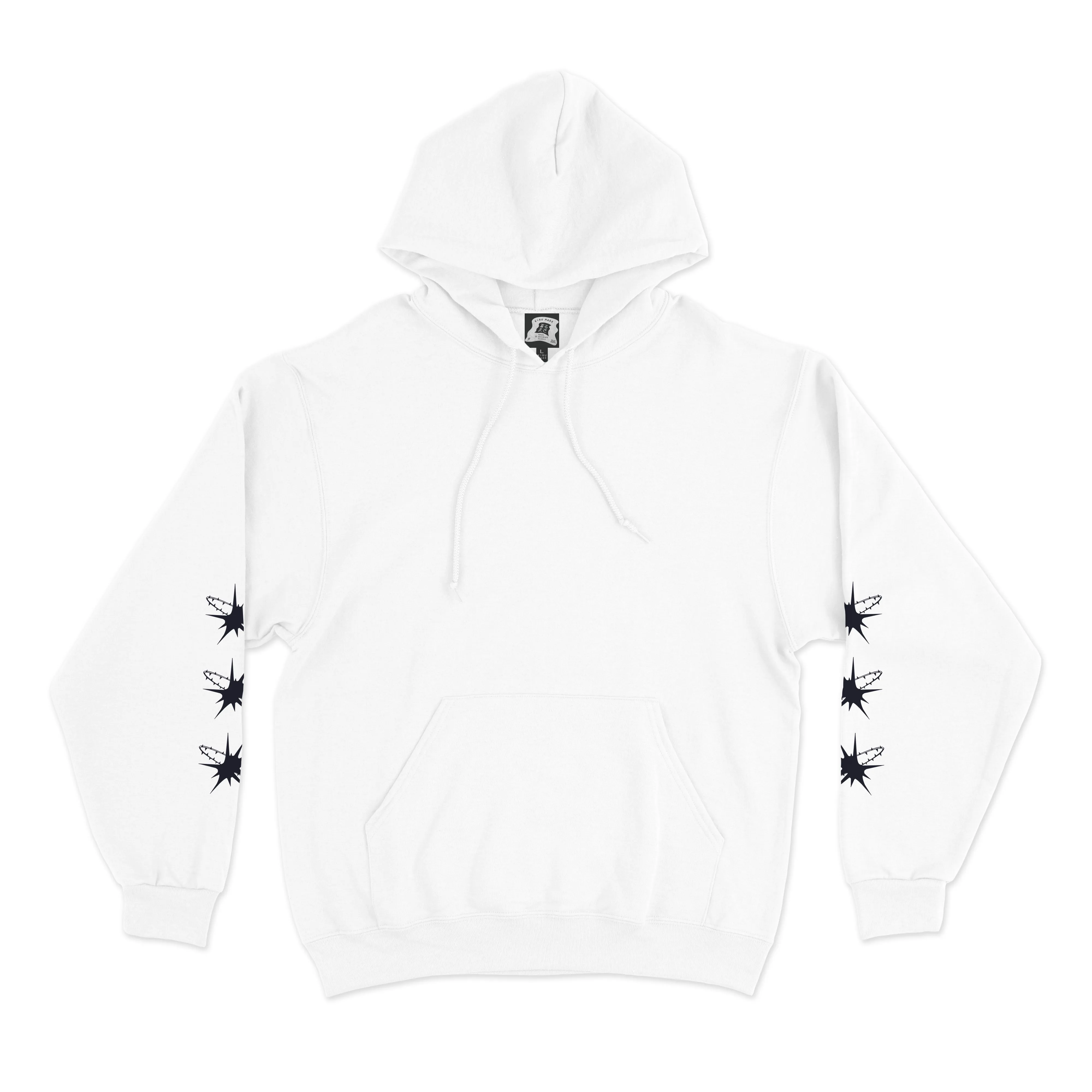 "Stage 3" Basic Hoodie White