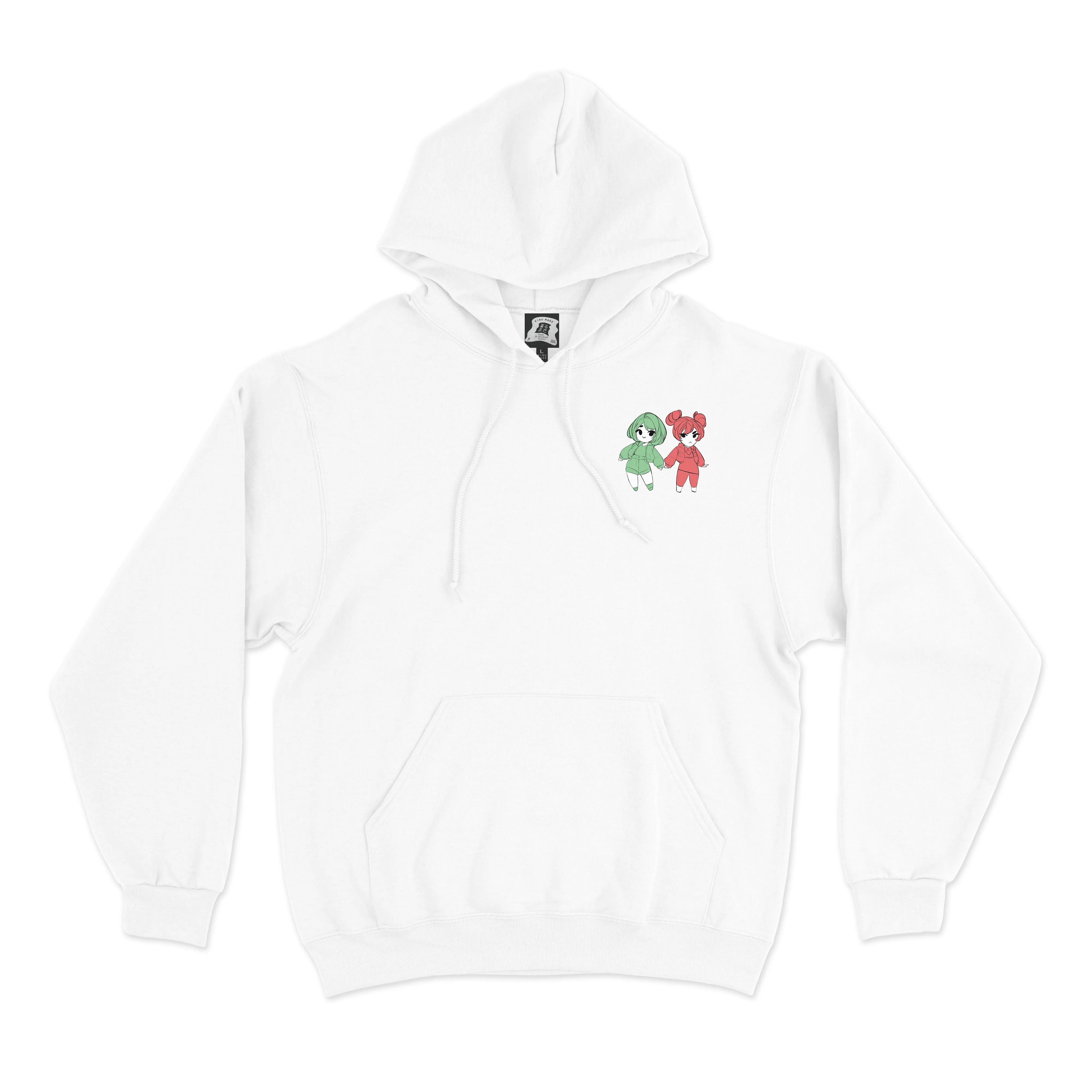 "Star Girl" Basic Hoodie White