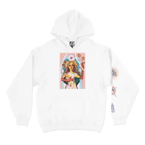 "State of Being" Basic Hoodie White